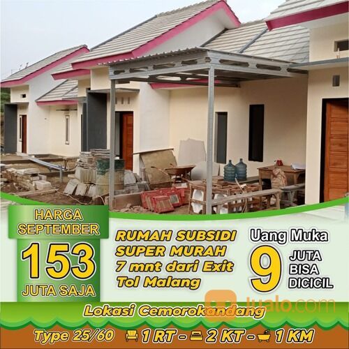 RUMAH SUBSIDI TERMURAH TERLARIS CEMOROKANDANG