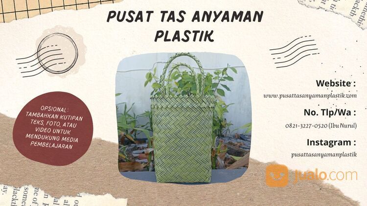 GROSIR !! WA : 0821-3227-0520 (TSEL), Pusat Tas Anyaman Fashion Hantaran Purwokerto