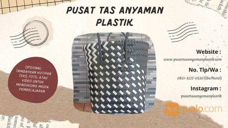 GROSIR !! WA : 0821-3227-0520 (TSEL), Pusat Tas Anyaman Fashion Hantaran Purwokerto