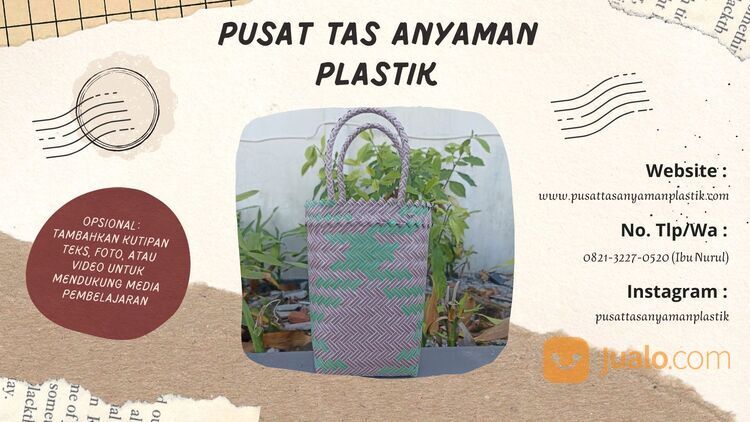 GROSIR !! WA : 0821-3227-0520 (TSEL), Pusat Tas Anyaman Fashion Hantaran Purwokerto