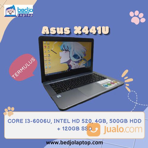 PALING MULUS, Asus X441U, i3-6006U, Harga Laptop Asus Second, Laptop Asus Core i3, Laptop Asus Murah