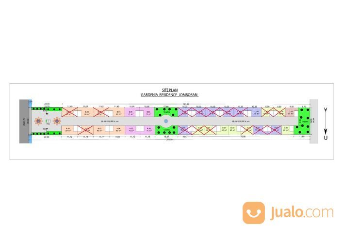 bukan perumahan Subsidi, Rumah Elit di Gardenia Jomboran