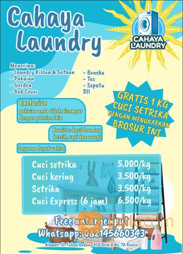 Cahaya Laundry (FREE antar jemput)
