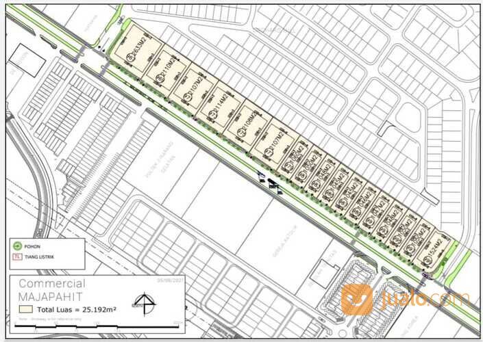 Kavling Komersial Lokasi Premium Di Jl Majapahit Lippo Cikarang