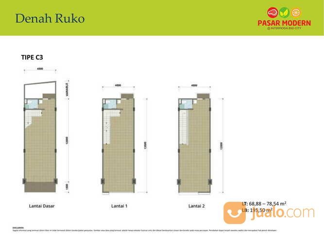 Kios Pasar Modern Intermoda Harga Murah Mudah Diakses di BSD City