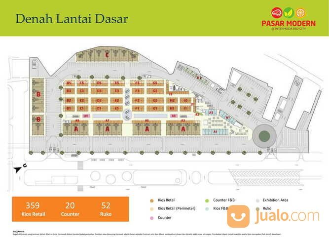 Kios Pasar Modern Intermoda Harga Murah Mudah Diakses di BSD City