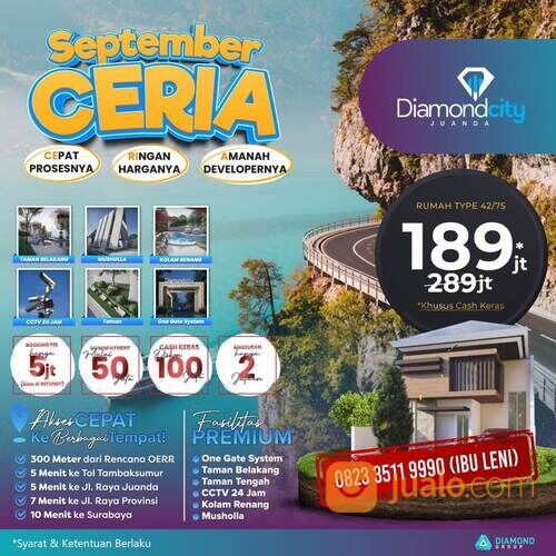 Harga Diskon, Wa 0823-3511-9990, Rumah Dekat Gedangan Sidoarjo Sekitar 180 jutaan