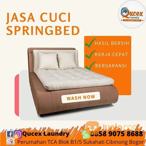 TEMPAT LAUNDRY SPRINGBED 160 X 200 CIBINONG | 0858 9075 8688