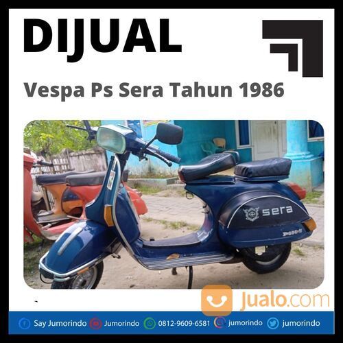 Vespa Ps Sera Tahun 1986 Asli Pltina Bawaan