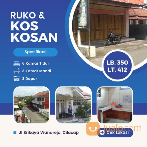 Rumah dan Kos kosan Strategis Wanareja