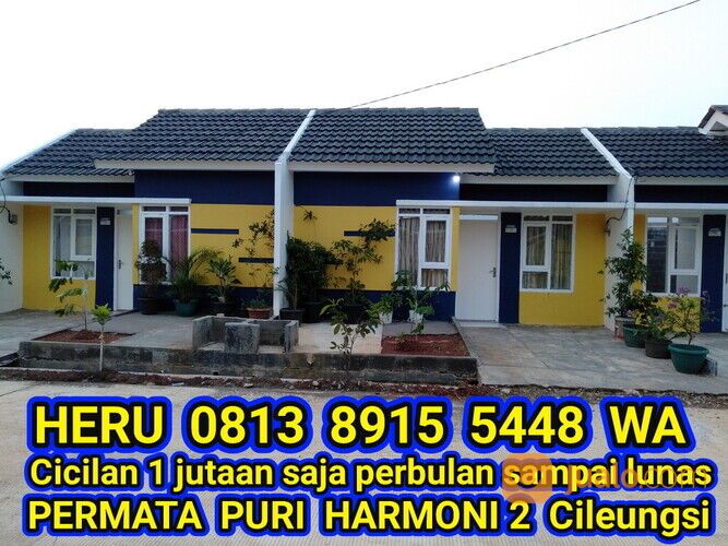 Rumah Subsidi Murah di Perumahan PERMATA PURI HARMONI 2 Cileungsi Timur Cibubur