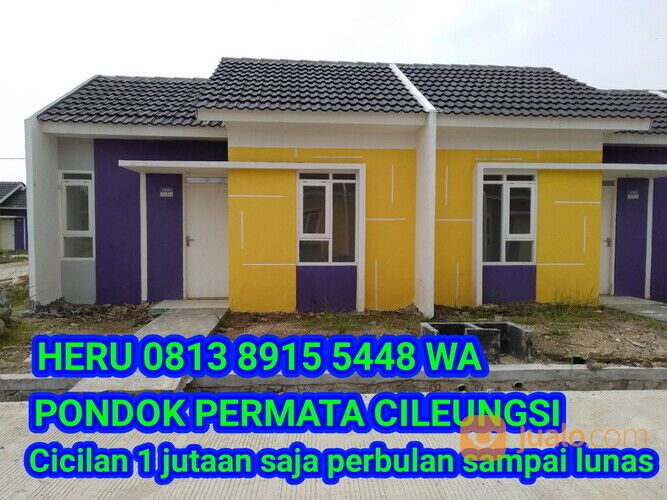 Rumah Murah Subsidi cicilan 1 jutaan di Perumahan PONDOK PERMATA CILEUNGSI