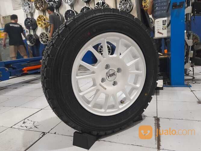 velg mobil racing rally look r15 hsr fe02 paket ban accelera rally velg hsr surabaya