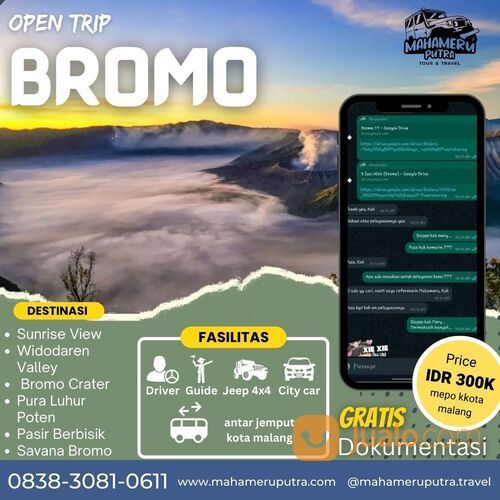 Open Trip Murah ke Gunung Bromo - Fasilitas Lengkap & Terjamin