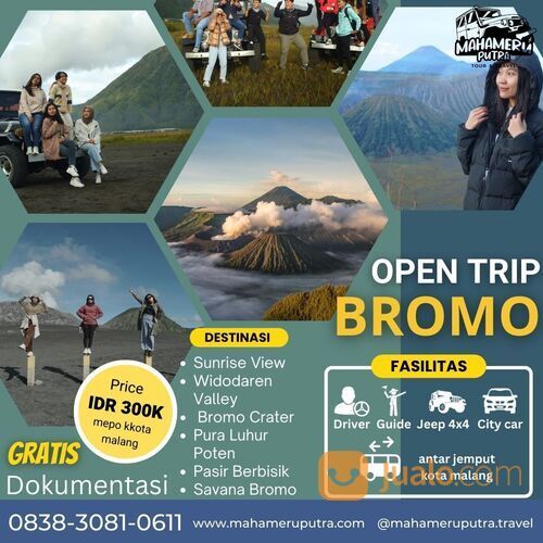 Open Trip Murah ke Gunung Bromo - Fasilitas Lengkap & Terjamin
