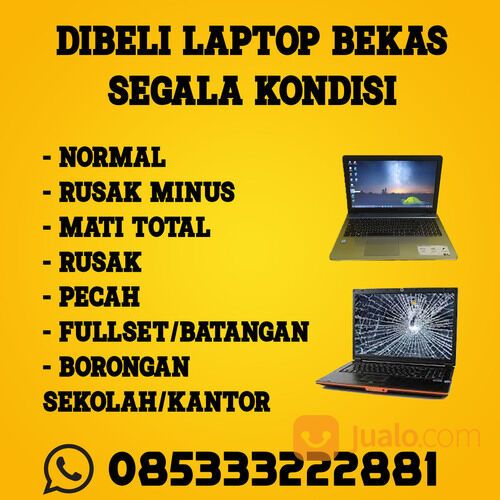Laptop Rusak Segala Kondisi
