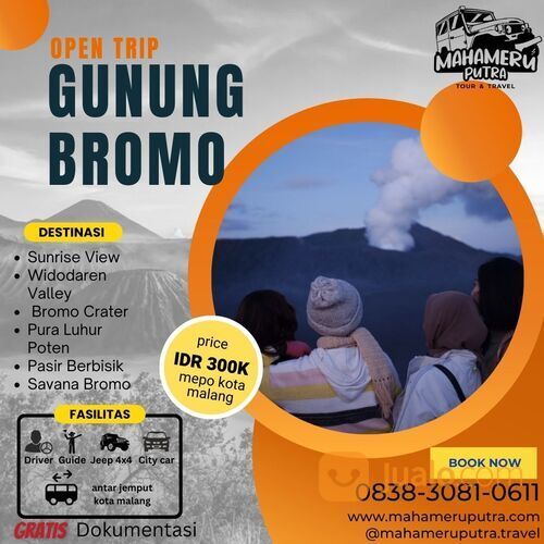 Open Trip Bromo Murah - Fasilitas Lengkap & Terjamin