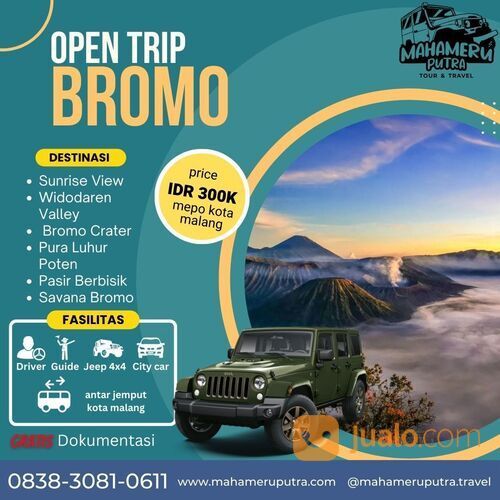 Open Trip Bromo Murah - Fasilitas Lengkap & Terjamin