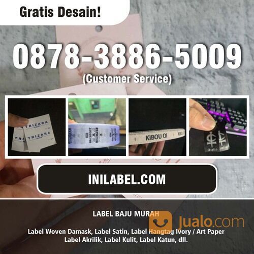 WA 087838865009 Contoh Label Produk Baju