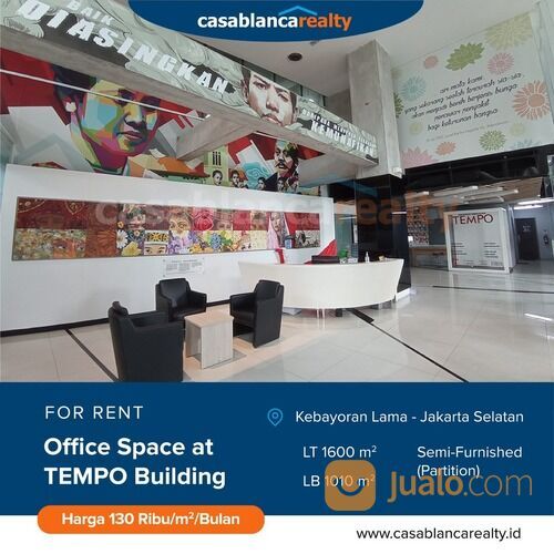 Ruang Kantor di Gedung Tempo Kebayoran Lama Jakarta Selatan