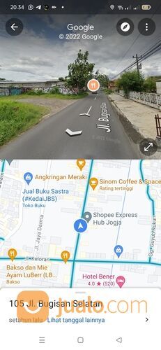 Tanah strategis Jln Bugisan Selatan Kasihan Bantul