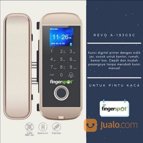 KUNCI PINTU DIGITAL REVO A 193 GSC