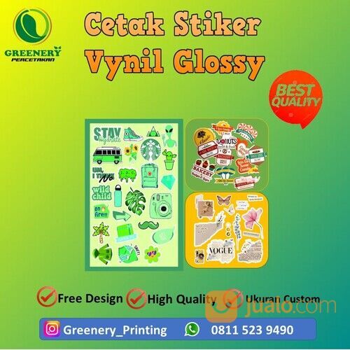 PALING MURAH Pengadaan Cetak Stiker Vynil Glossy Di Palangkaraya Hub 0811 5239 490 WA