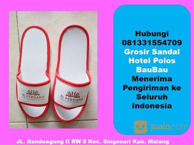 Hubungi 081331554709 - Toko Sandal Hotel Polos Terdekat Bau-Bau