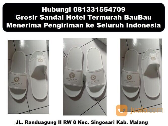 Hubungi 081331554709 - Toko Sandal Hotel Polos Terdekat Bau-Bau