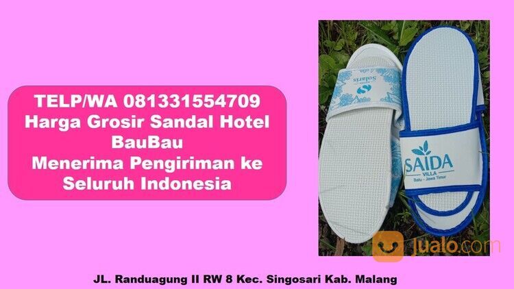 Hubungi 081331554709 - Toko Sandal Hotel Polos Terdekat Bau-Bau