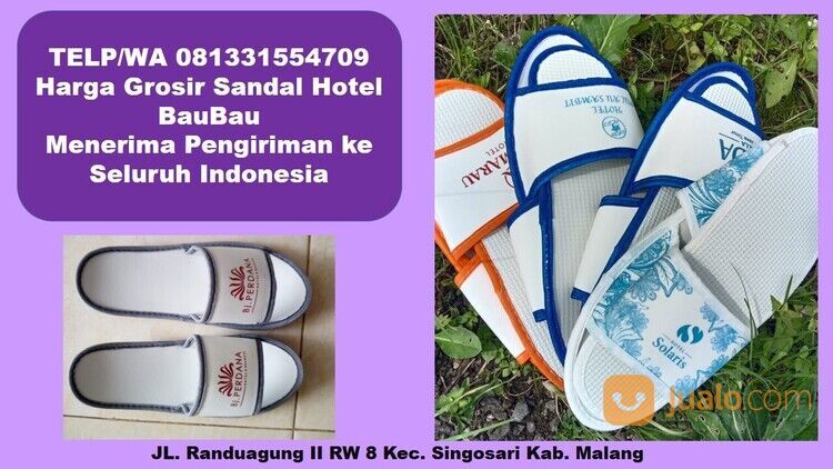 Hubungi 081331554709 - Toko Sandal Hotel Polos Terdekat Bau-Bau