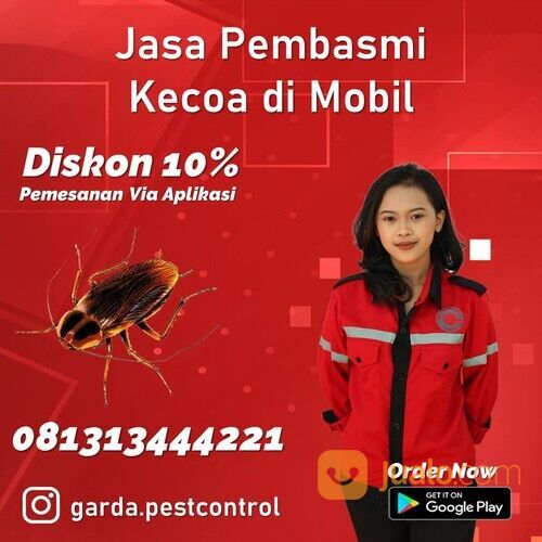 Jasa Pembasmi Kecoa Mobil Malang Termurah | 0813-1344-4221- Garda Pest