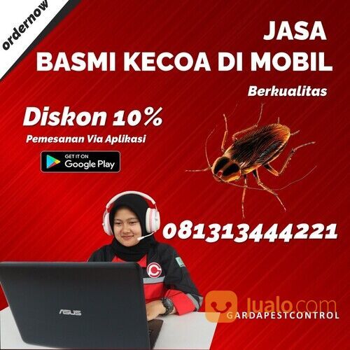 Jasa Pembasmi Kecoa Mobil Malang Termurah | 0813-1344-4221- Garda Pest