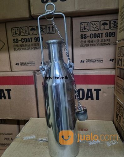 sampling sample can weighted beaker sus,botol sampel minyak