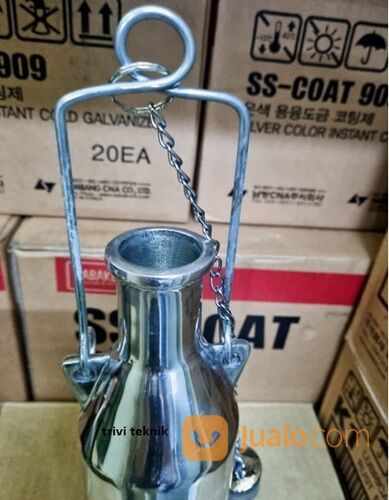 sampling sample can weighted beaker sus,botol sampel minyak