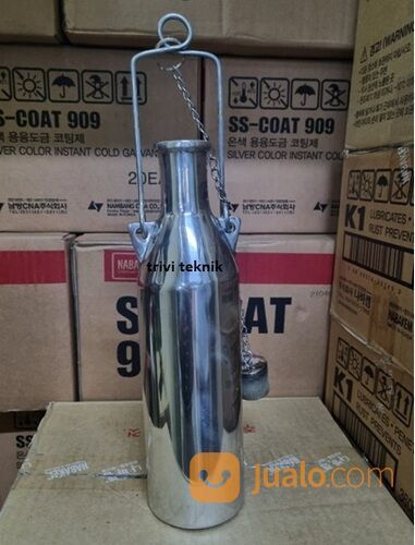 sampling sample can weighted beaker sus,botol sampel minyak