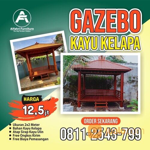 Gazebo Kayu Kudus | HP/WA: 0811-2543-799 | Alfahri Furniture