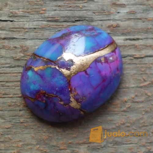 Natural Pirus Urat Emas Biru Ungu PUE-226