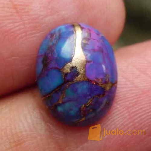 Natural Pirus Urat Emas Biru Ungu PUE-226