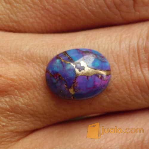 Natural Pirus Urat Emas Biru Ungu PUE-226