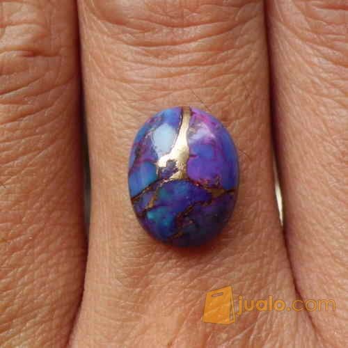 Natural Pirus Urat Emas Biru Ungu PUE-226