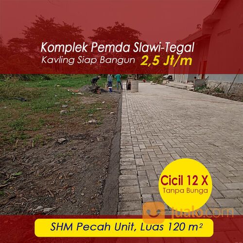Cocok Bangun Rumah Mewah, Tanah Komplek Pemda Slawi