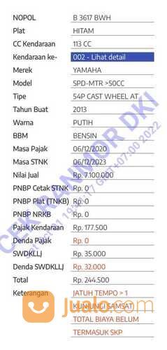 Motor Yamaha Mio J 2013 SS Lengkap