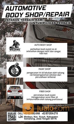 BODY REPAIR INTERIOR DAN EKSTERIOR BUS MEDIUM DAN BIG BUS