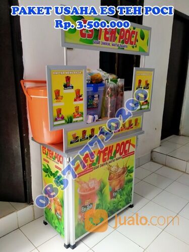 Franchise Es teh Poci Booth Portable
