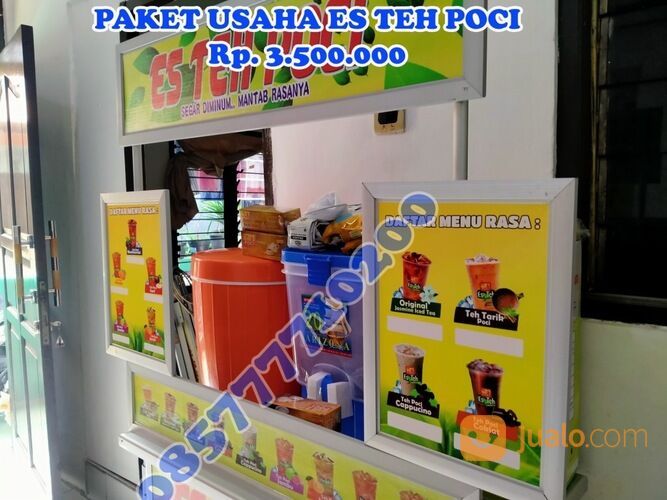 Franchise Es teh Poci Booth Portable