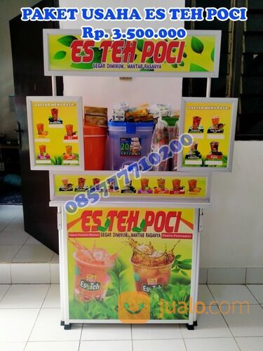 Franchise Es teh Poci Booth Portable