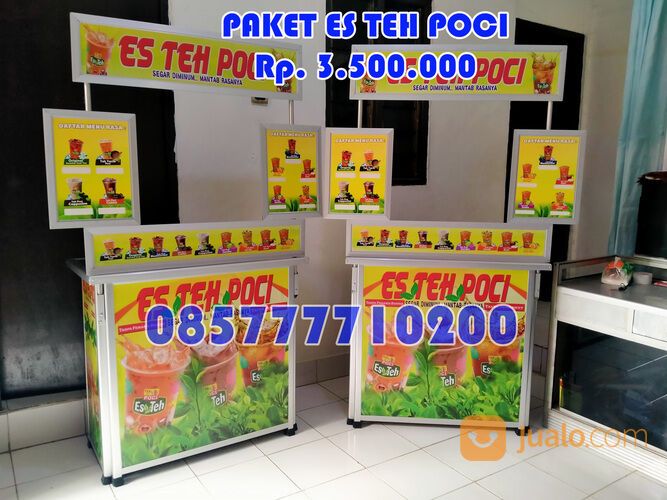 Franchise Es teh Poci Booth Portable