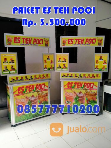 Franchise Es teh Poci Booth Portable