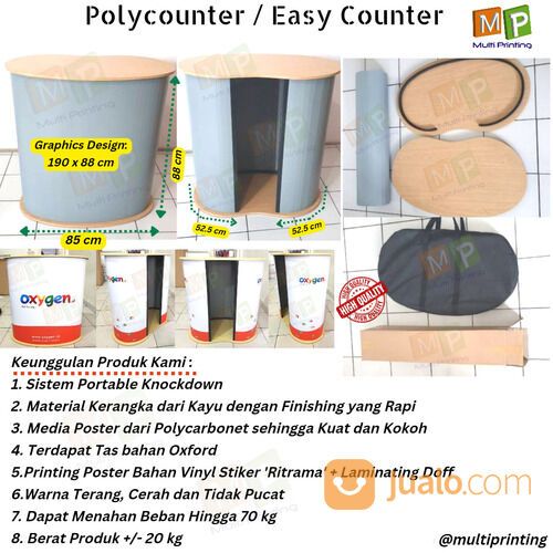 Meja Pameran-Meja Promosi-Polycounter-Easy Counter